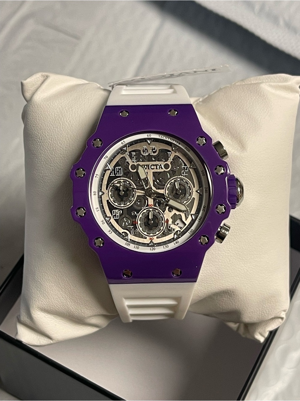 Invicta Racing Valyron Unisex Watch - 41mm, Purple & White
(69626) new - Picture 4 of 12